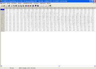 HKS RB30DET 4d-table tune - injection correction: RPM vs TPS